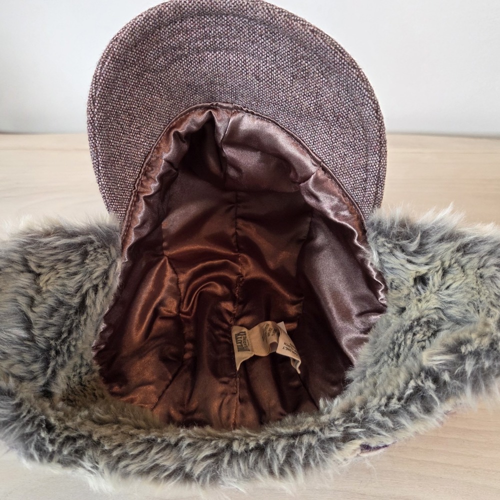 Duluth Trading Co. Fair Isle Ear Flap Hat Women's M Wool Blend Winter Cap - Picture 5 of 8